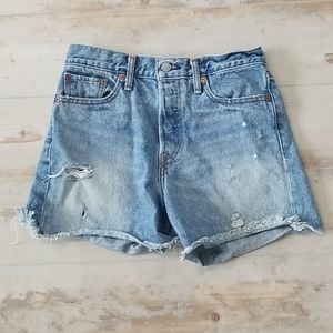 Levi's high waisted mom shorts